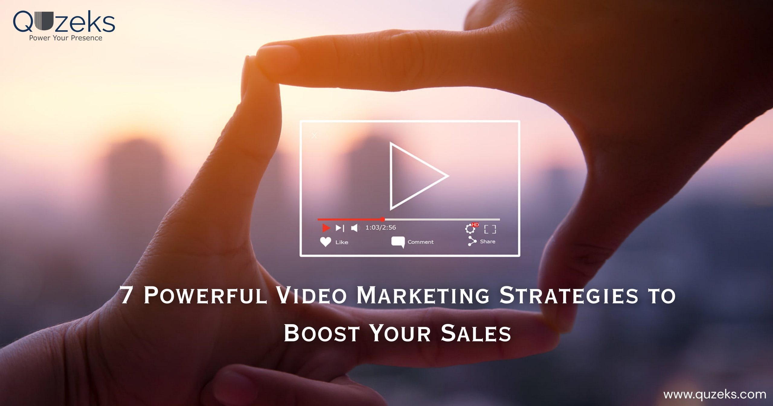 A thumbnail showing a marketer analyzing video performance metrics on a laptop, highlighting effective video marketing strategies to increase sales.