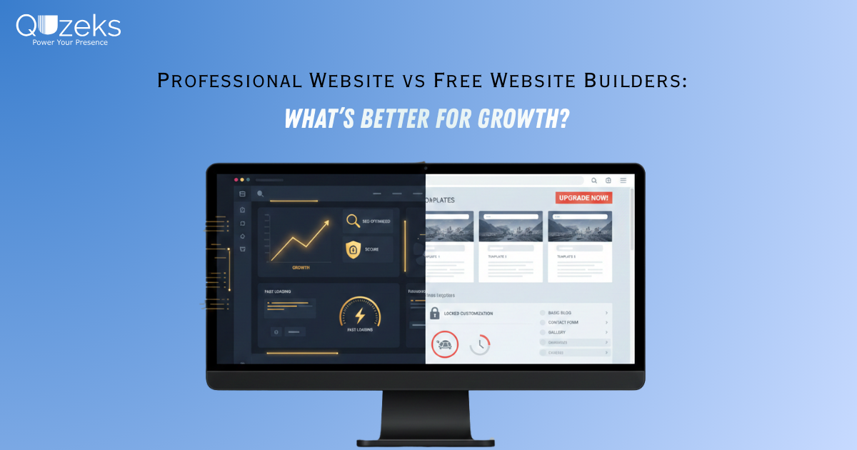 Professional Website vs Free Website Builders: What’s Better for Growth?