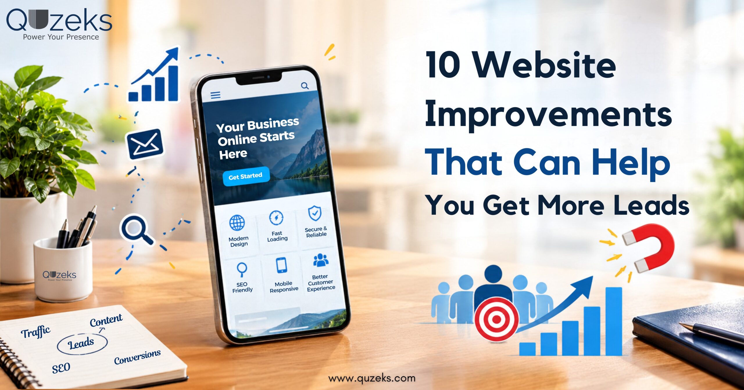 website improvements to increase leads